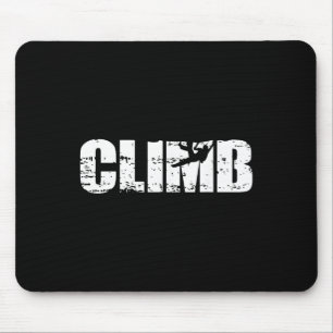 Klettern - Rock Climbing im abgenutzten Look für K Mousepad