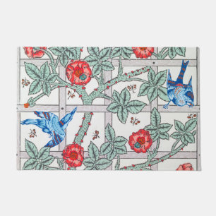 Klettern Rose & Kleiner Vogel, William Morris Fußmatte