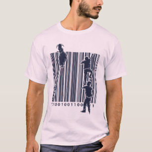 Klettern Sie Strichkode dieses!! T-Shirt