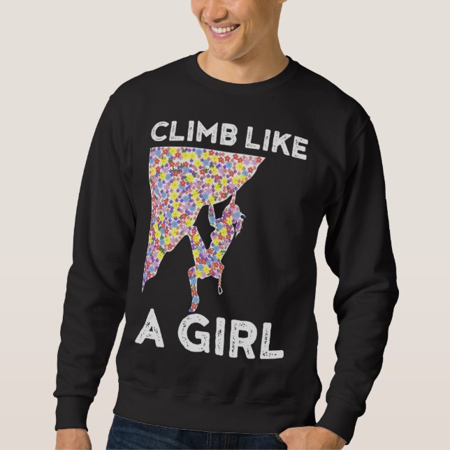Klettern Sweatshirt (Vorderseite)