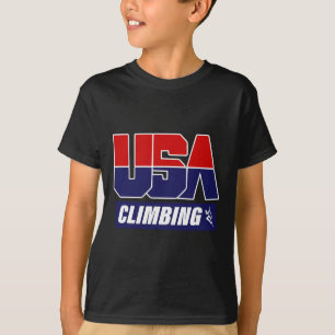 Klettern Usa Kletterer Bergkletterer Felsenkletter T-Shirt