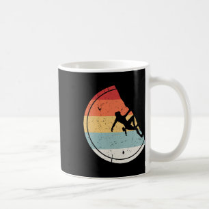Klettern - Vintage Retro Berg Felsenkletterer Bou Kaffeetasse
