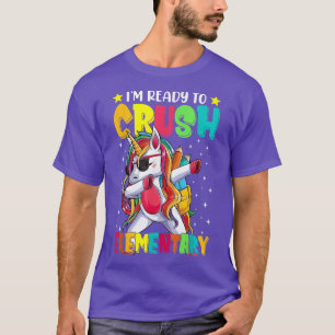 Klettern von elementaren Dabbing Zurück zur Schule T-Shirt