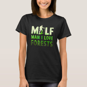 Klettern Wald Wandergeschenke Bergwandern T-Shirt