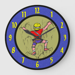 Klettern-Wanduhr Große Wanduhr