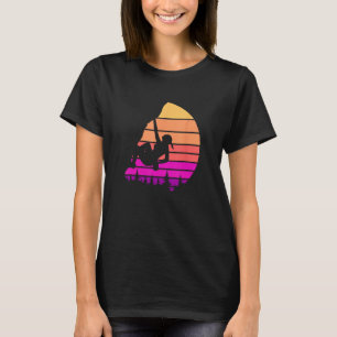 Klettern wie ein Vintages Girl Retro Rock Klettern T-Shirt