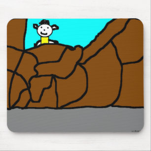 Kletternder Berg Mousepad