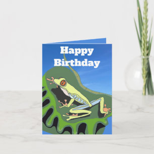 Kletterndes Baumfrosch Karte