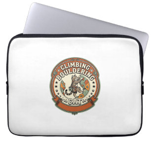 Kletterndes Bouldering-Katze Kletterndes Boulderin Laptopschutzhülle