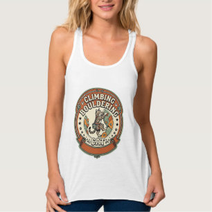 Kletterndes Bouldering-Katze Kletterndes Boulderin Tank Top