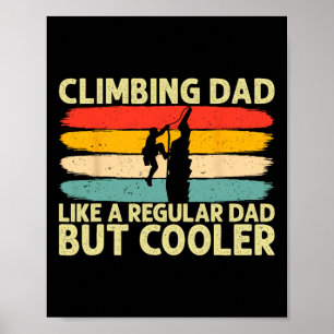 Kletterpapa-Design Vater Tag Für Boulderer Poster