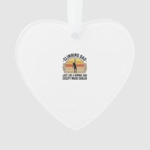 Kletterpapa Vintage Rock Climbing Shirt Design_1 Ornament
