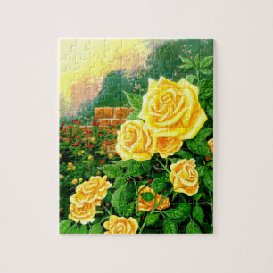 Kletterpuzzle Yellow Roses Puzzle