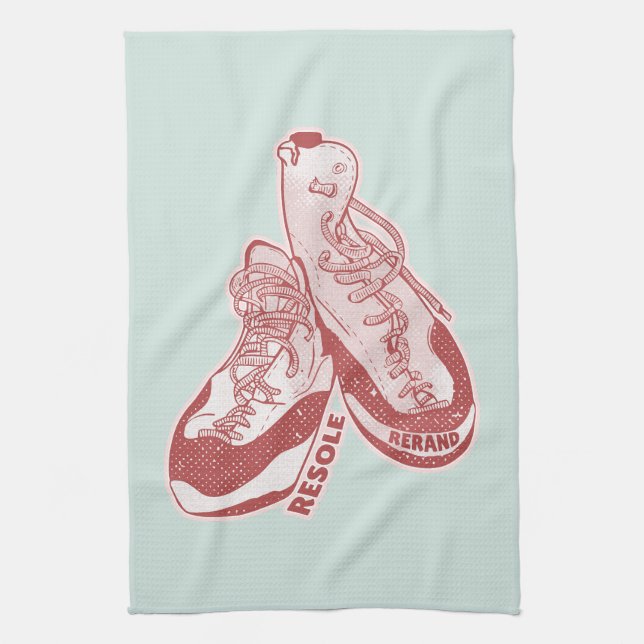 Kletterschuhe Geschirrtuch (Vertikal)
