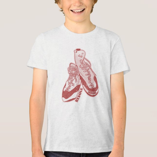 Kletterschuhe Tri-Blend Shirt (Vorderseite)