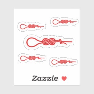 Kletterseil, Abbildung 8 Knoten Aufkleber