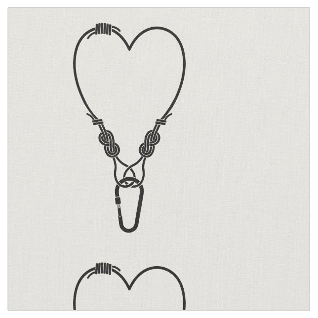 Kletterseil und Knoten Stoff (Nahaufnahme)