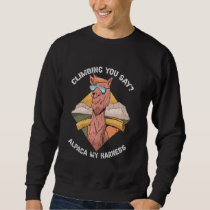 Klettersteig Alpaca I Harness Wandern Klettersteig Sweatshirt