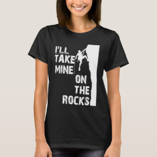Klettersteig am Rock Ice Drink Wand an Wand T-Shirt