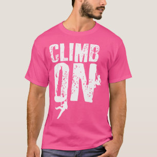 Klettersteig Klettersteig Bergsteigen T-Shirt