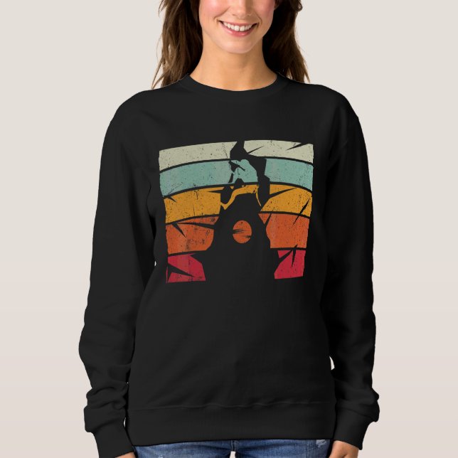Klettersteig Sprichwort Klettersteig Sweatshirt (Vorderseite)