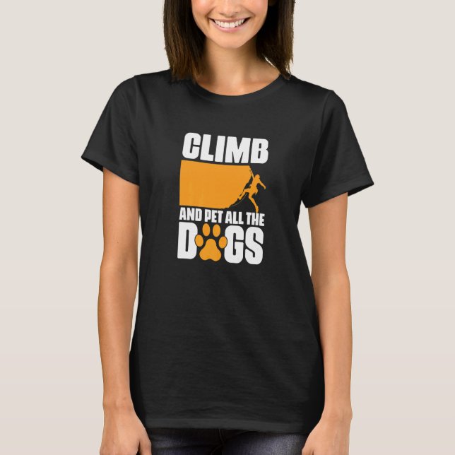 Klettersteig und Haustier T-Shirt (Vorderseite)