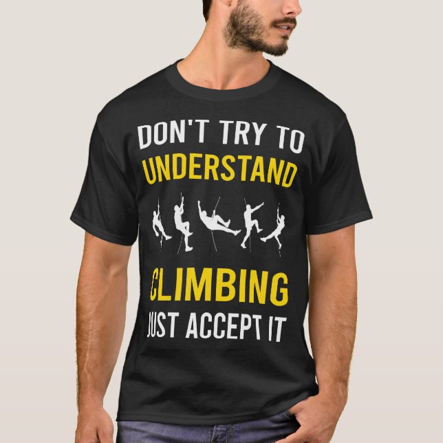Klettersteig verstehen T-Shirt (Vorderseite)