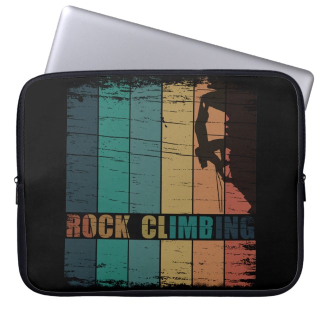 Klettersteig Vintag Laptopschutzhülle (Vorderseite)