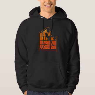 Klettersteig Vintager Felsen Hoodie