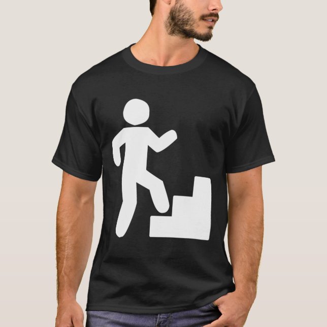 Klettertreppen-Tribut-Workout  T-Shirt (Vorderseite)