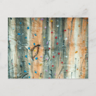 Kletterwand im Innern Postkarte