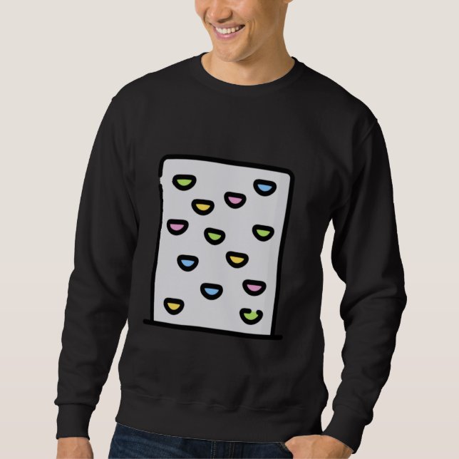 Kletterwand Klettern Sweatshirt (Vorderseite)