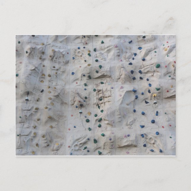 Kletterwand Postkarte (Vorderseite)
