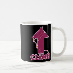 Kletterwandseil und Quickdraws Kaffeetasse