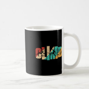 Kletterwort Klettern für Männer Kletterer Retro Vi Kaffeetasse