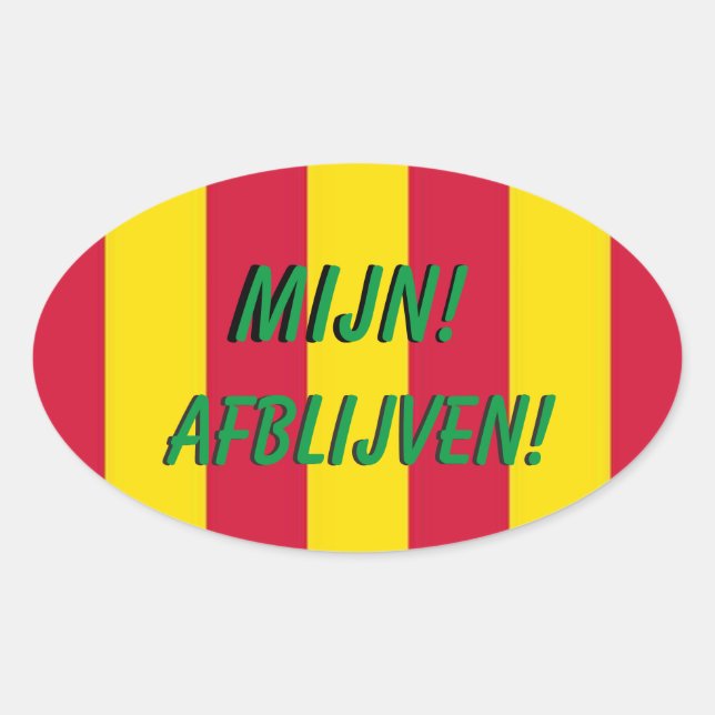 Kleurrijke Koffer Sticker (Vorderseite)