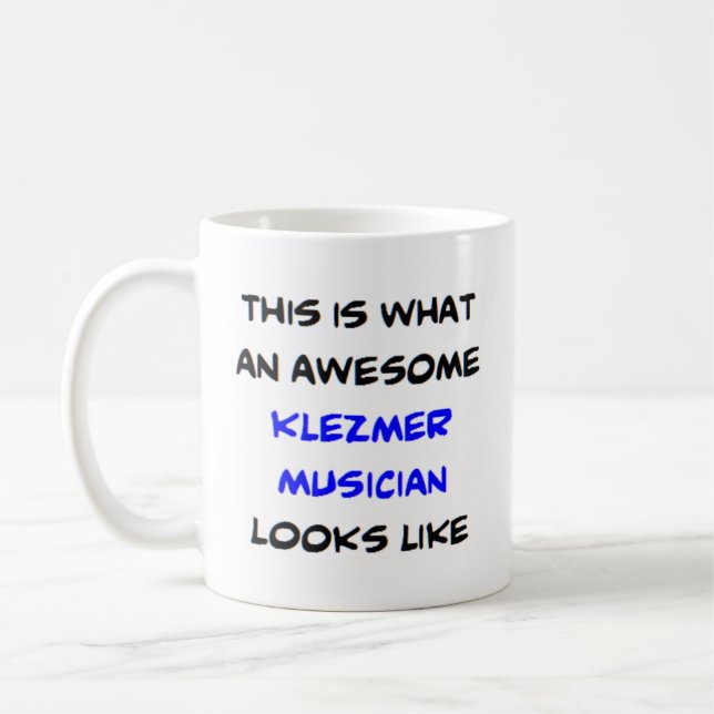 Klezmer Musiker, phantastisch Kaffeetasse (Links)
