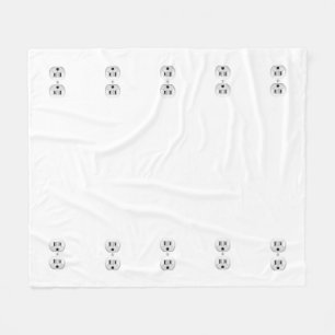 Klicken Sie auf das elektrische Plug-In, um die Fa Fleecedecke