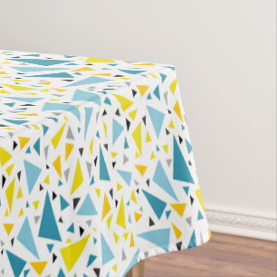 Klicken Sie auf das gelbe und blaue Dreieck, um da Tischdecke