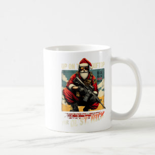 Klicken Sie auf der Dachterrasse auf Weihnachten k Kaffeetasse