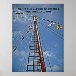 Klicken Sie auf die motivierend Druckleiterin Poster