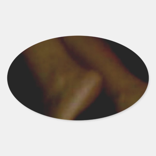 KLICKEN SIE AUF MEIN FEED OVALER AUFKLEBER (Vorderseite)