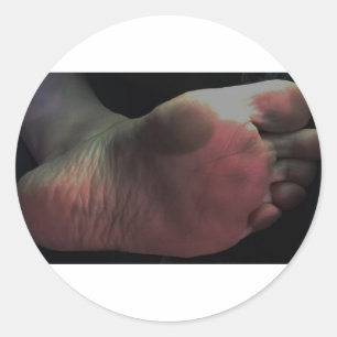 KLICKEN SIE AUF MEINE SOLE RUNDER AUFKLEBER