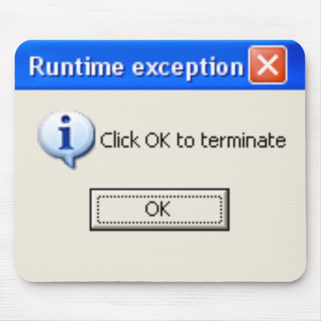 Klicken Sie auf OK, um zu beenden Mousepad (Vorne)