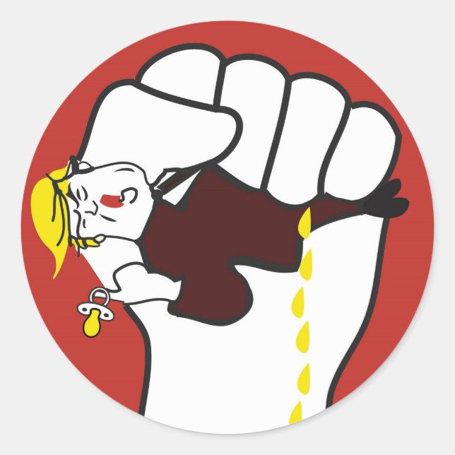 KLICKEN SIE AUF TRUMP STICKER (Vorderseite)