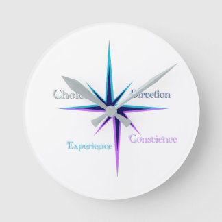 Klicken Sie auf / Uhrensammlung Everyday symbols  Runde Wanduhr