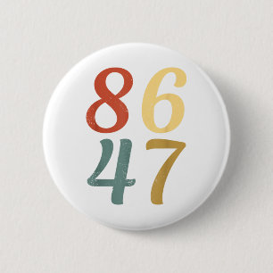 Klicken Sie auf Vintagen 80er Style 86 47 Anti Tru Button