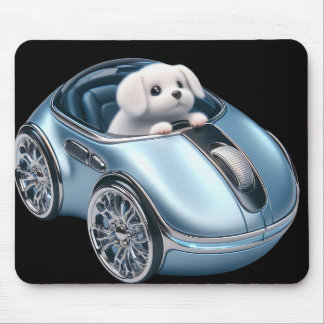 Klicken Sie auf & Vroom: Puppy Driver 2. Ausgabe Mousepad