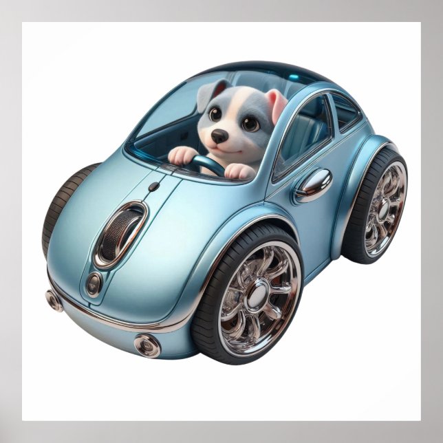 Klicken Sie auf & Vroom: Puppy Driver 3. Ausgabe Poster (Vorne)