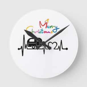 KLICKEN SIE AUF "WIRKLICH GLÜCKLICHER KAMPF" RUNDE WANDUHR